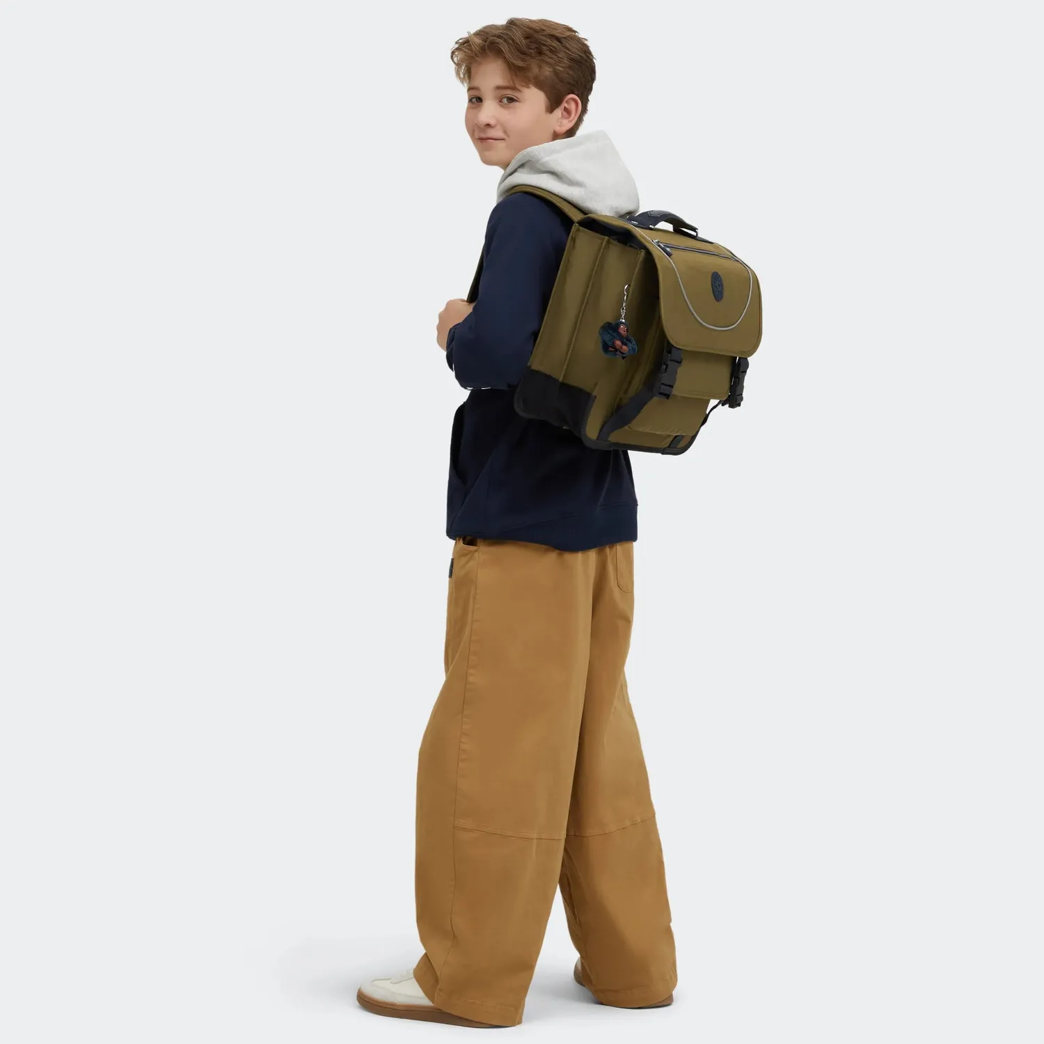 Kipling Preppy schoolrugzak Medium Treasure Green groen