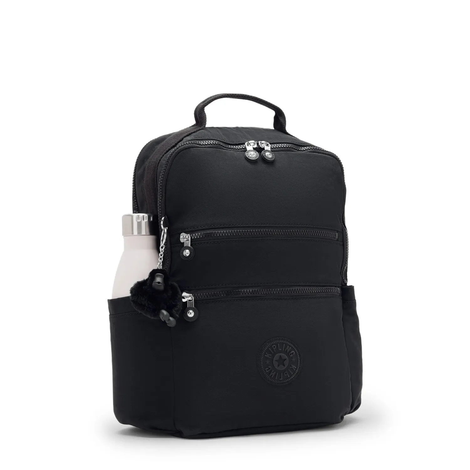 Kipling Biana rugzak Black Noir groot laptopvak