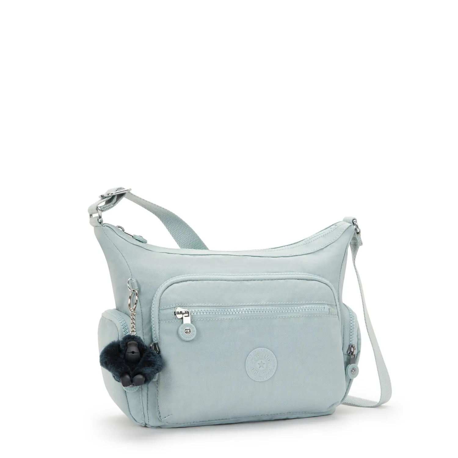 Kipling Gabbie S schoudertas Breezy Blue Medium met rits
