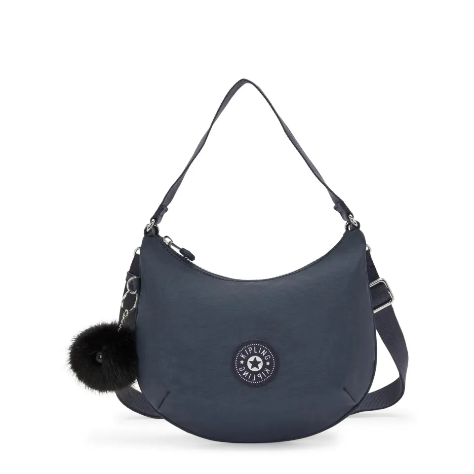 Kipling Amani schoudertas Night Grey klein minimal