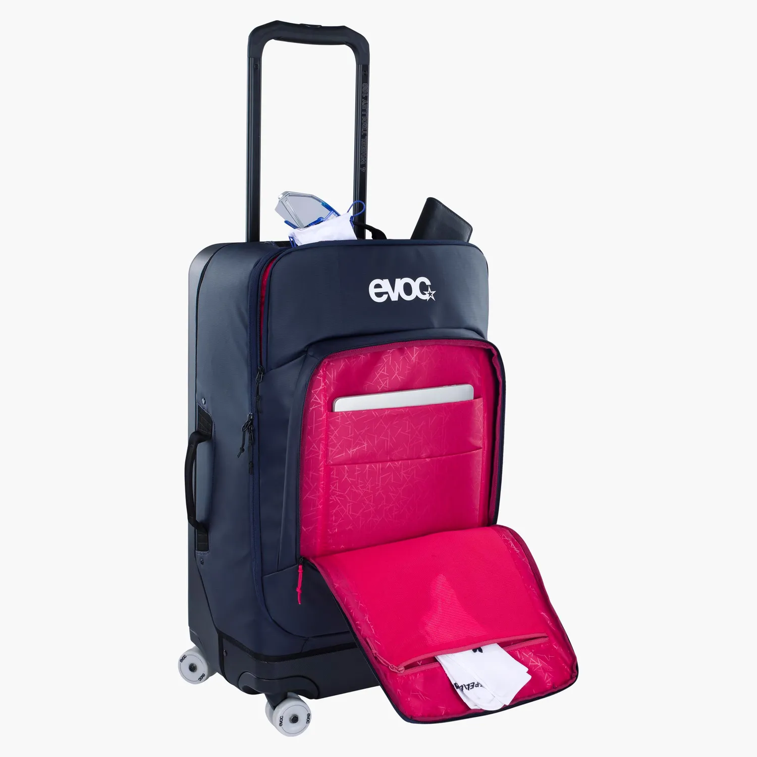 Evoc 4-Wheel Trolley 100 reiskoffer navy Red Bull Bora