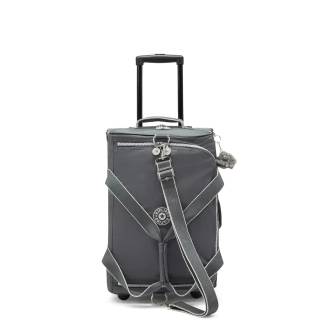 Kipling Teagan US kleine koffer moonlit grey 2 wielen