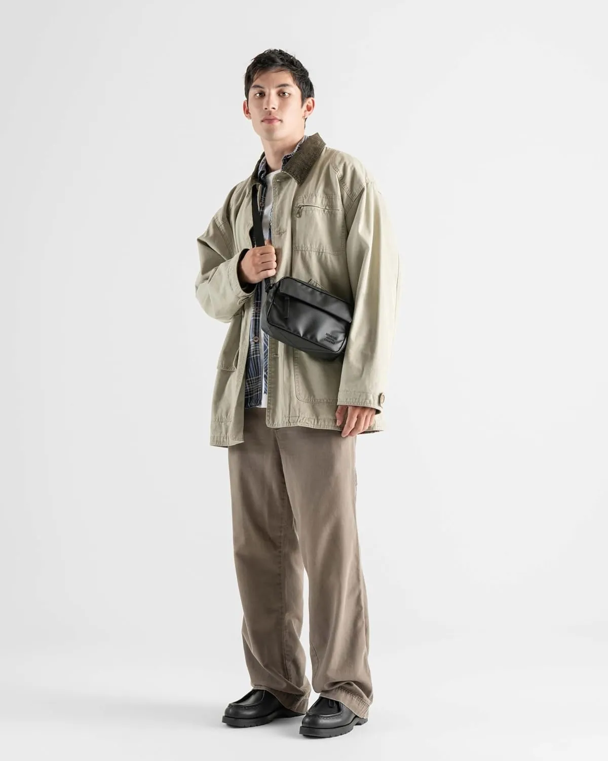 Herschel Alberni Crossbody Tas Dark Gull Gray