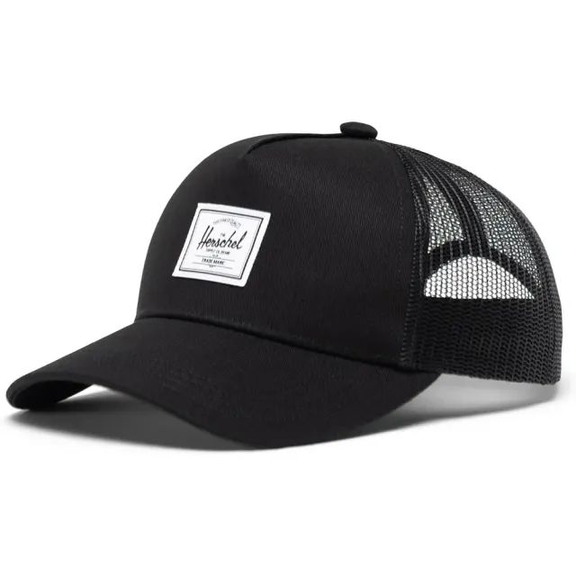 Herschel Whaler Kids Pet Zwart katoen mesh