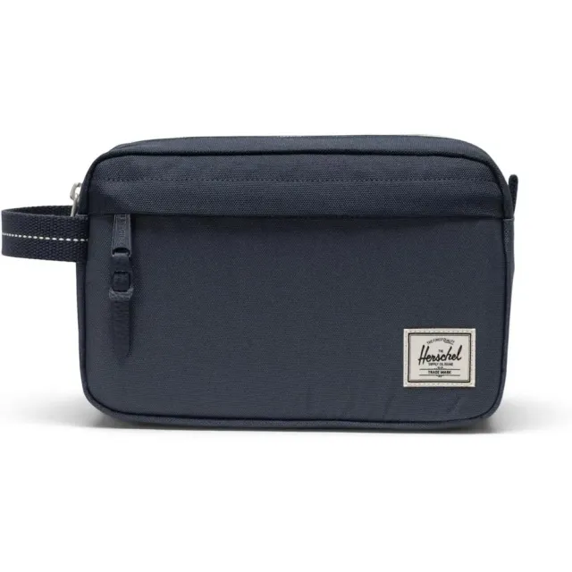 Herschel Chapter toilettas blauw met ritsvak