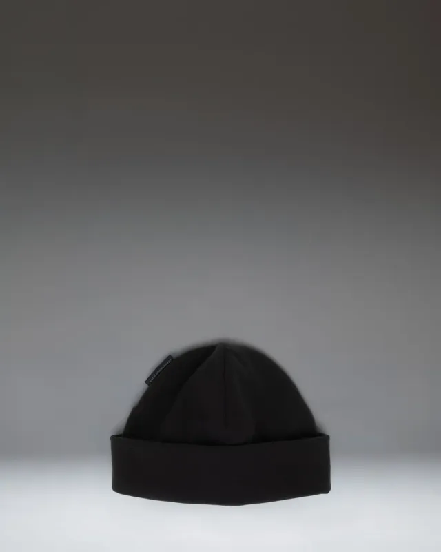 Herschel Sapporo Fleece muts zwart dubbellaags