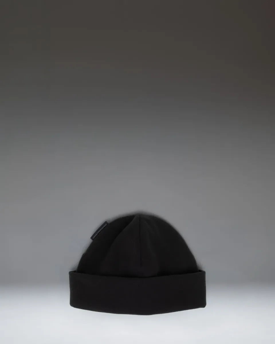 Herschel Sapporo Fleece muts zwart dubbellaags