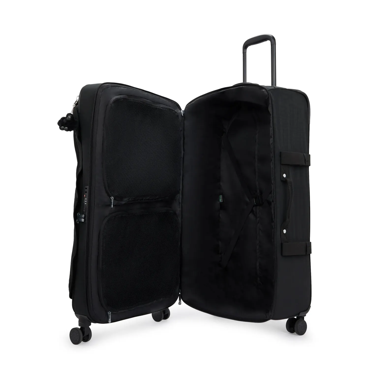 Kipling Spontaneous L koffer Black Noir groot TSA-slot