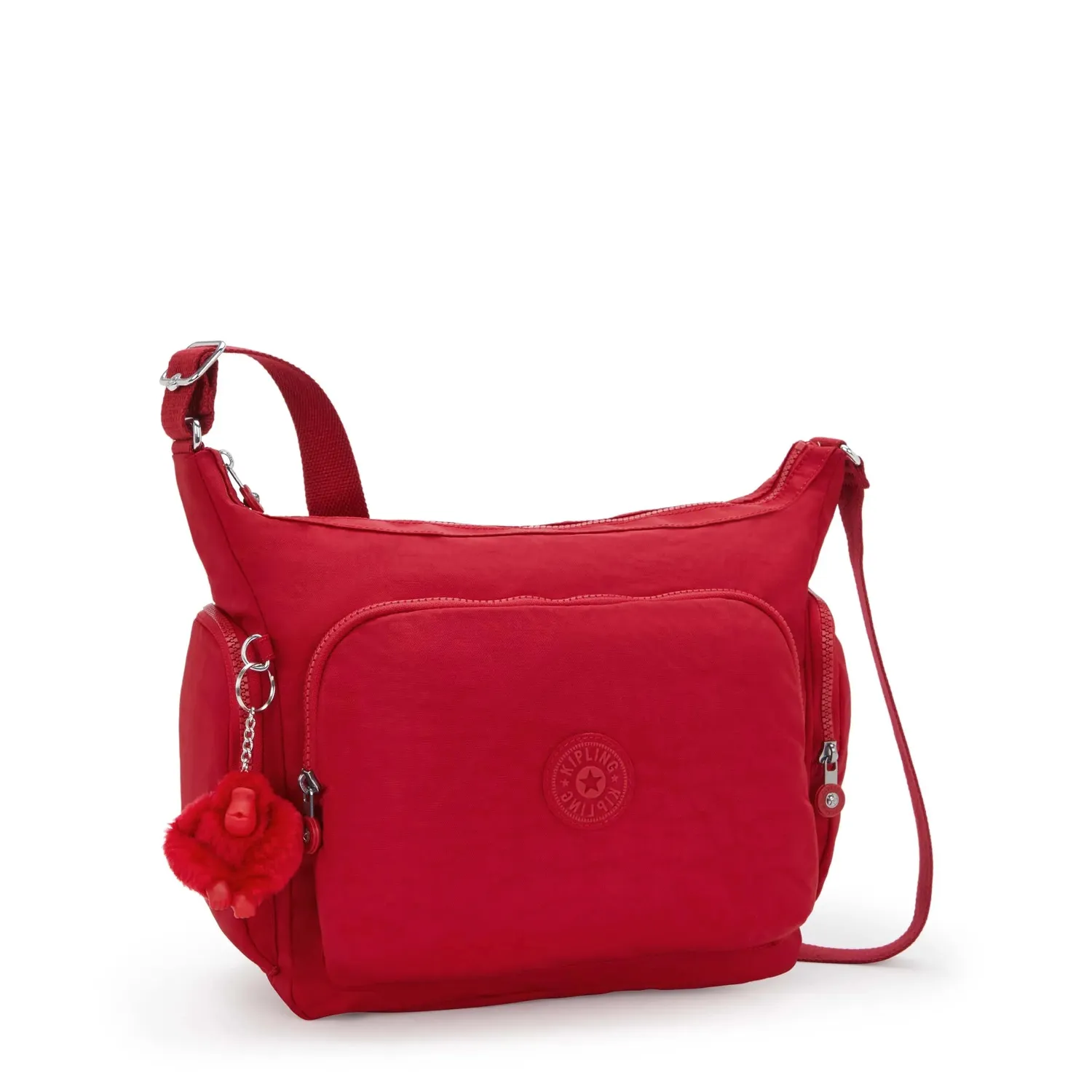 Kipling Gabb crossbodytas Groot Ruby Red lichtgewicht
