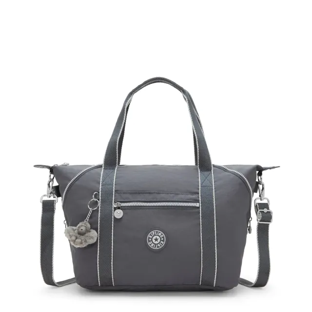 Kipling Art schoudertas medium moonlit grey ruim