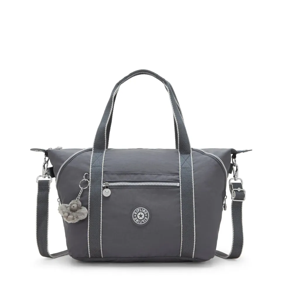Kipling Art schoudertas medium moonlit grey ruim