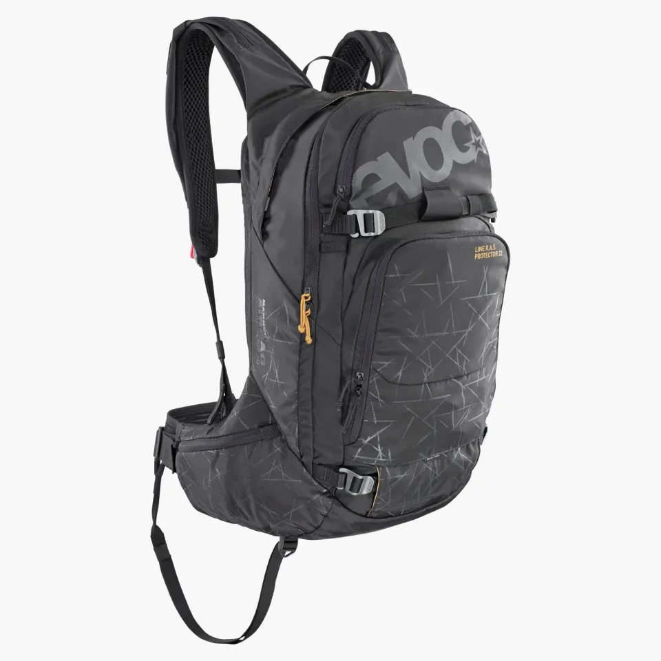 Evoc Line R.A.S. Protector 22 lawinerugzak zwart 22L