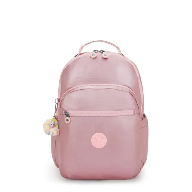 Kipling Seoul Lap rugzak Bronze Pink Groot 15 inch