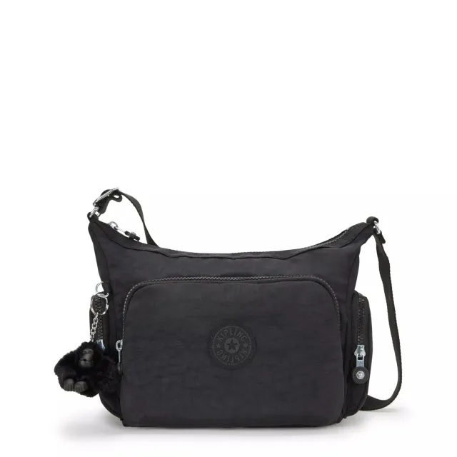 Kipling Gabb S crossbodytas Medium Black Noir met ritsvakken