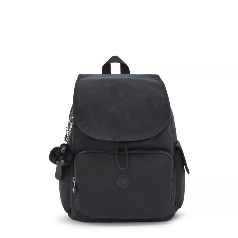Kipling City Pack Rugzak Medium Black Noir lichtgewicht