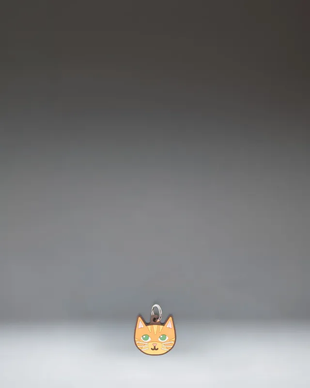 Herschel Cat tassenhanger siliconen oranje kat charme