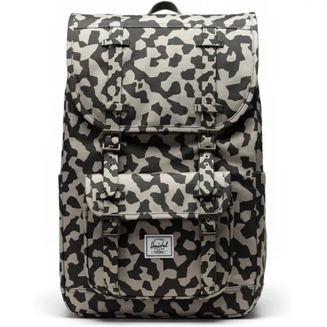 Herschel Little America 30L rugzak zwart pixel