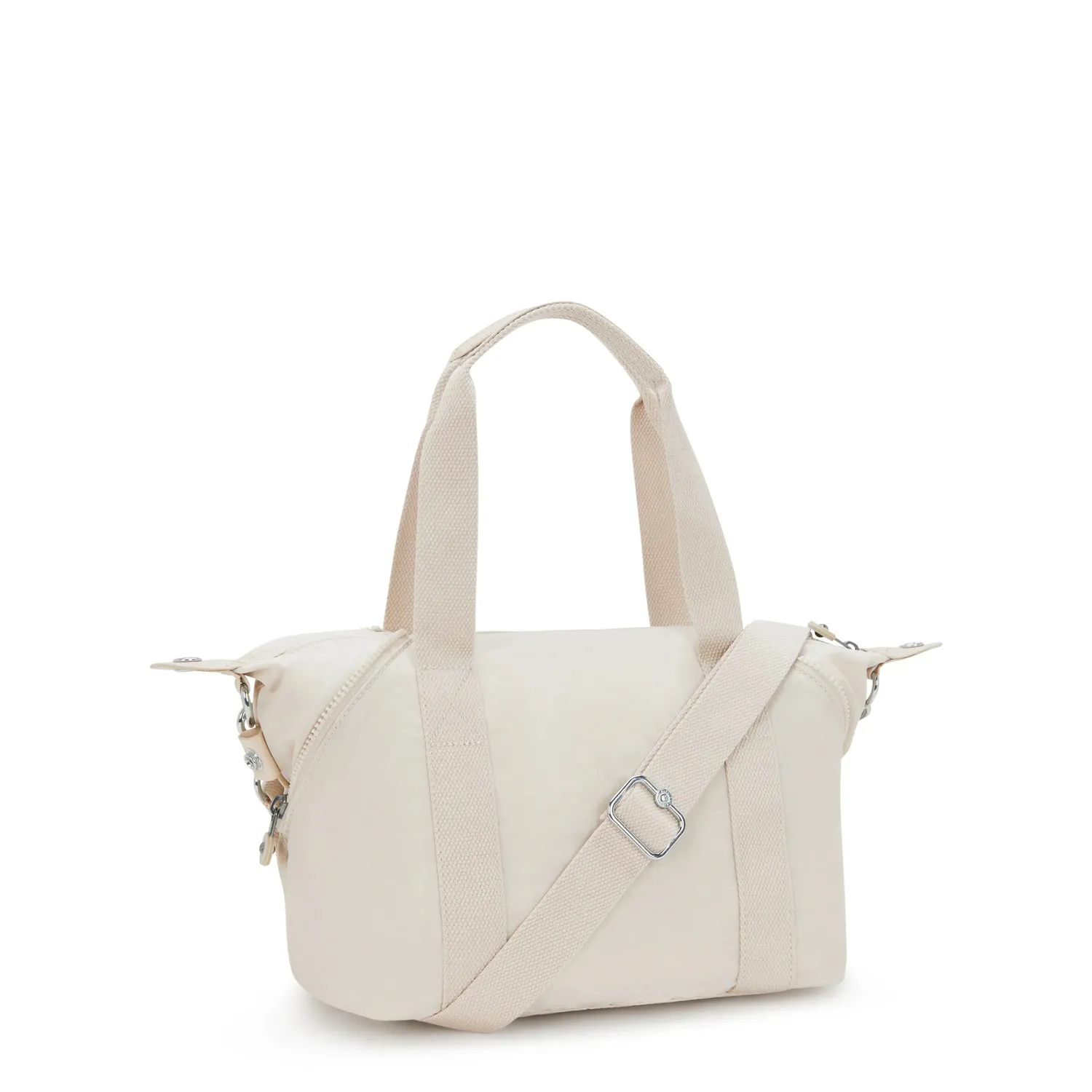 Kipling Art Mini schoudertas Hideaway Beige klein met voorvak