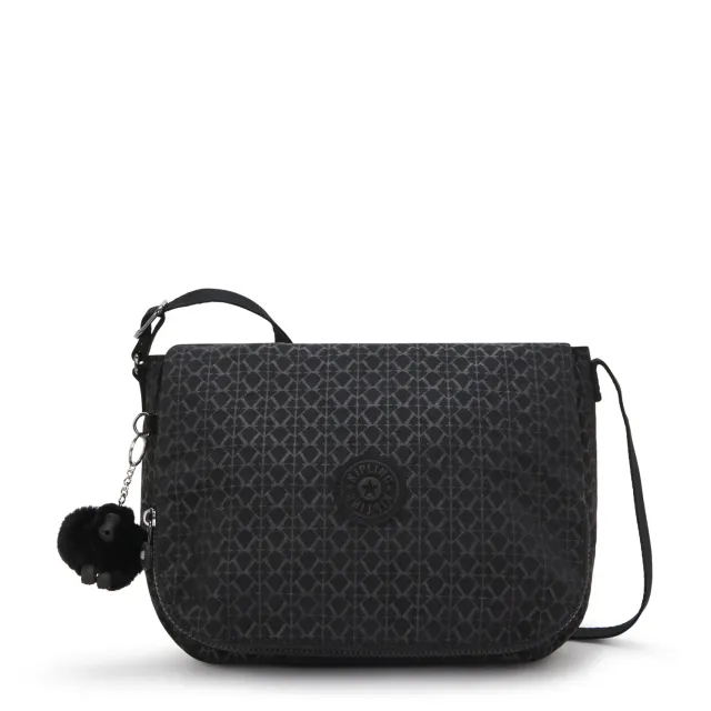 Kipling Earthbeat M schoudertas Signature Emb Medium ruim