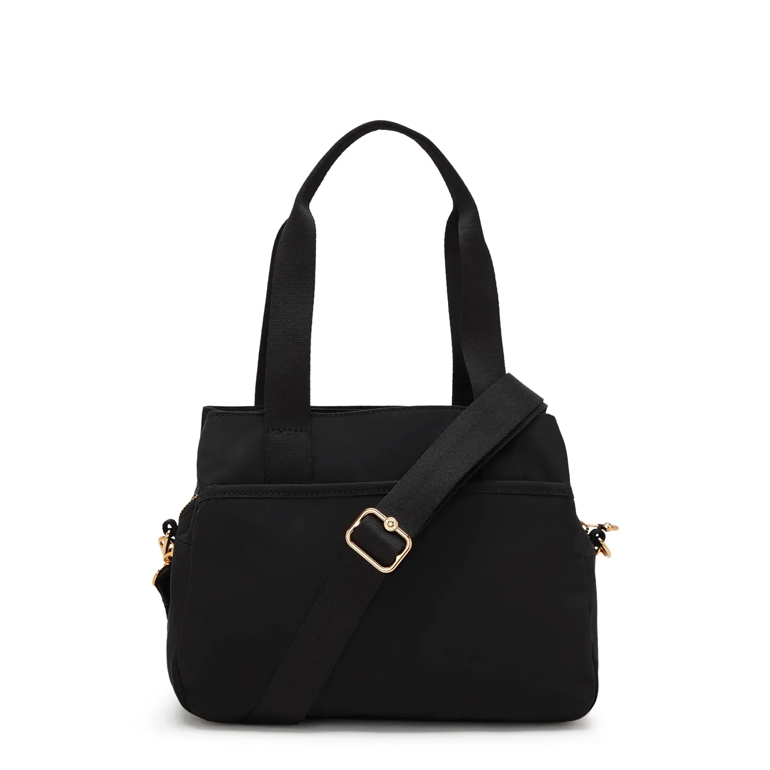 Kipling Elysiana schoudertas Blush Gold Black medium 3-vaks