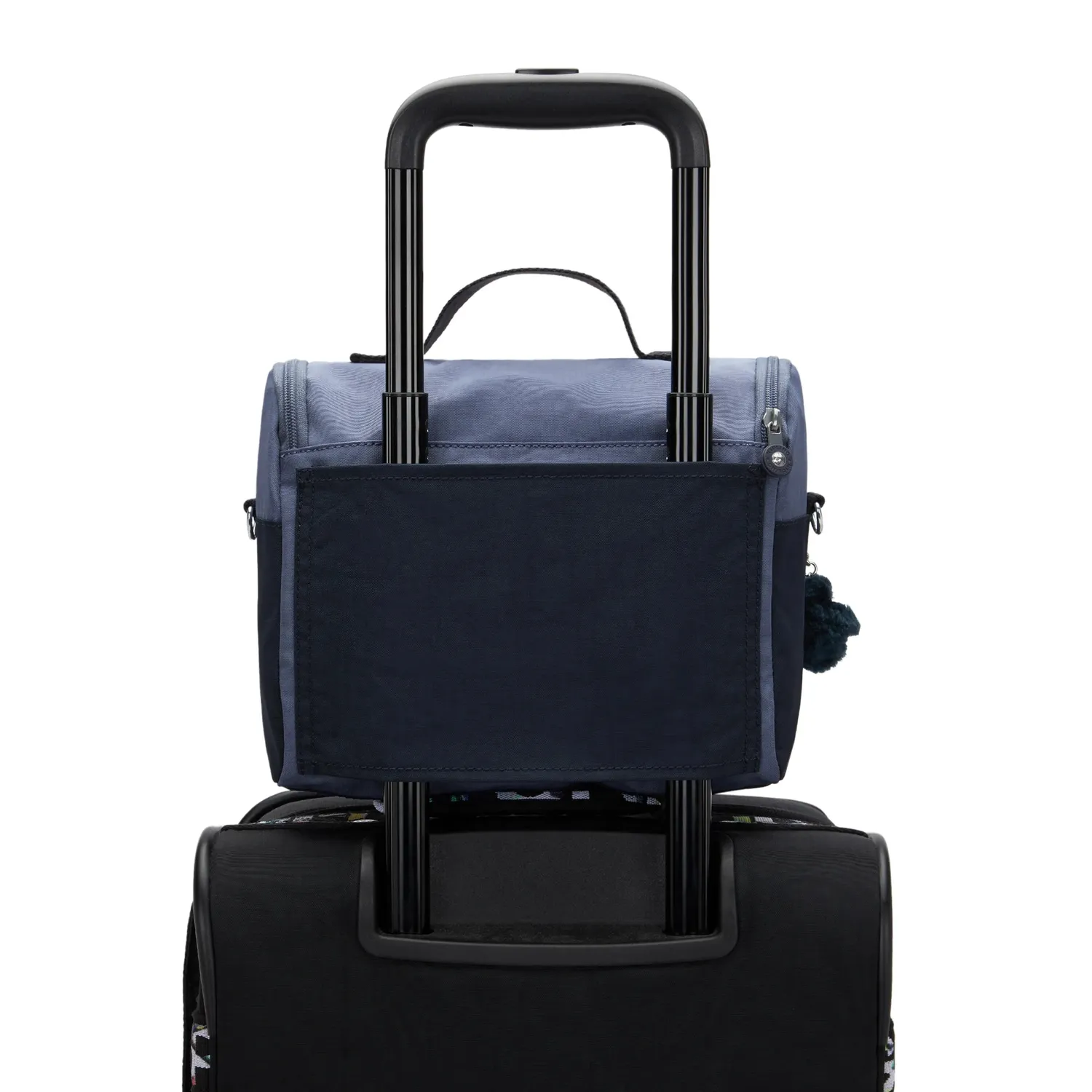 Kipling New Kichirou lunchtas Game Grey groot trolley
