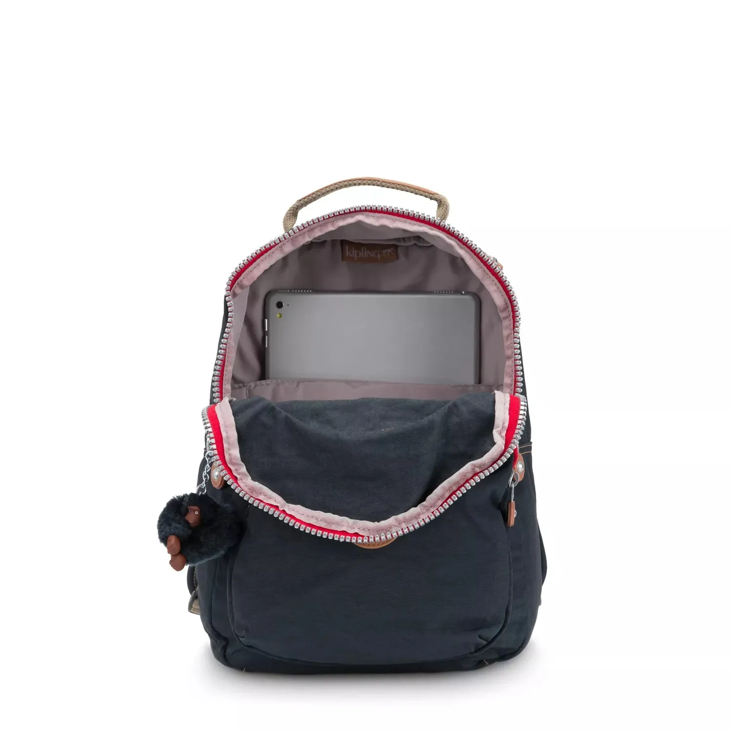 Kipling Seoul S rugzak klein True Navy Combo tabletvak