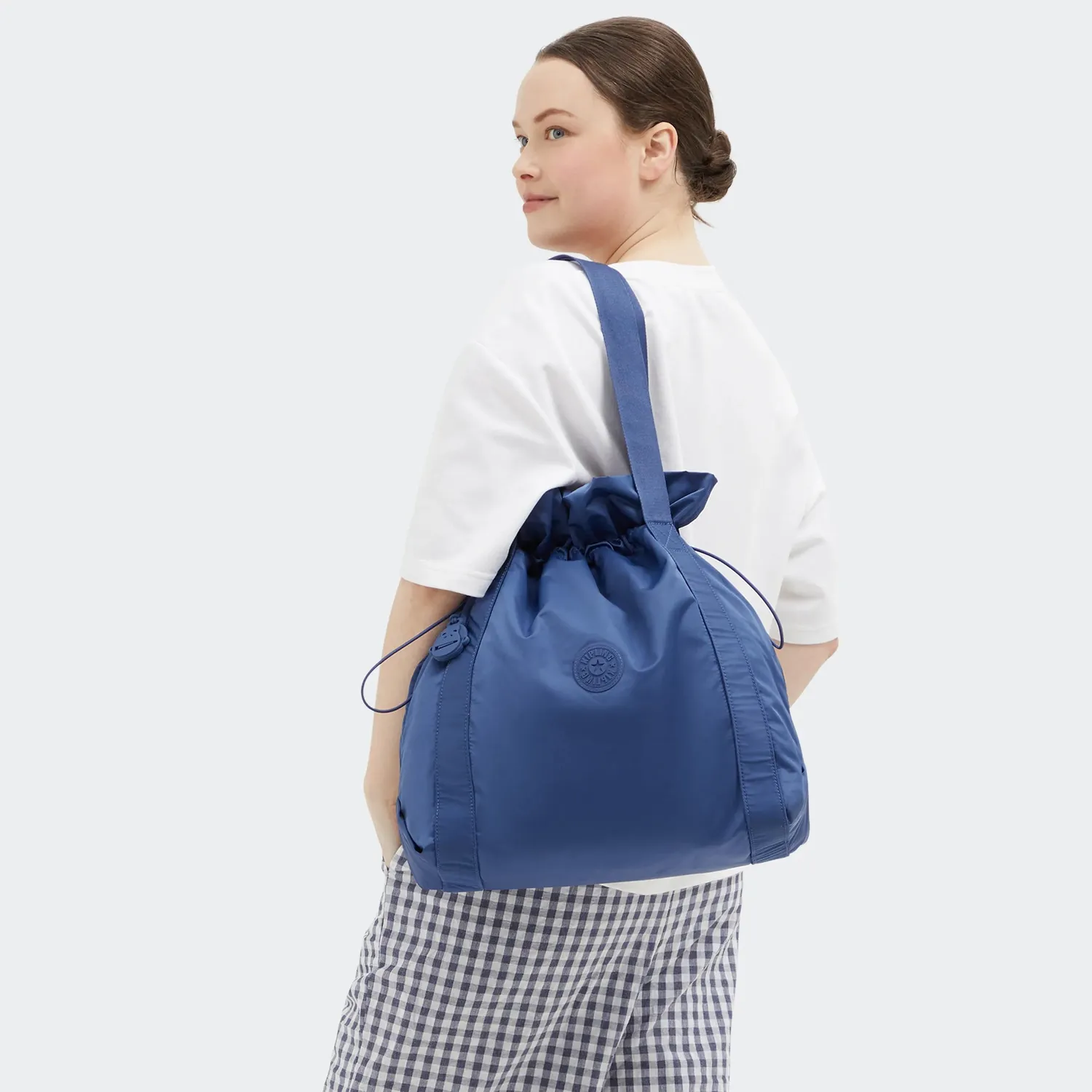 Kipling Elmar Medium shopper Casual Blue A4 koordsluiting