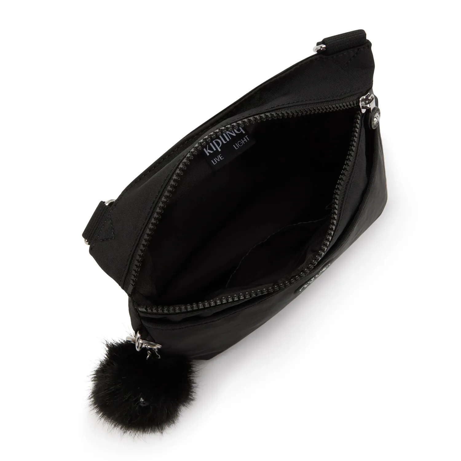 Kipling Emmylou crossbody klein black waterafstotend