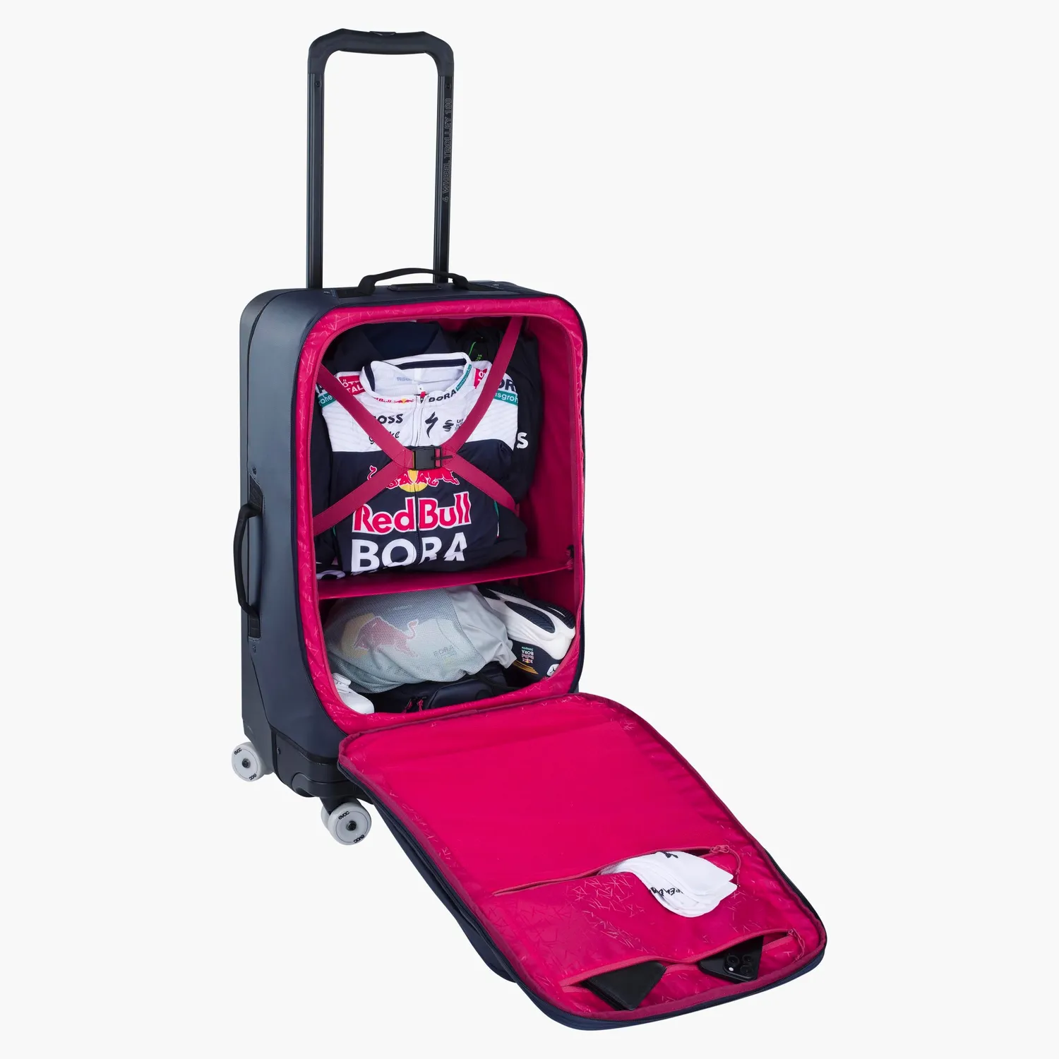 Evoc 4-Wheel Trolley 100 reiskoffer navy Red Bull Bora