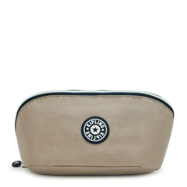 Kipling Mirko M toilettas Groot Soft Taupe Combo met vakken