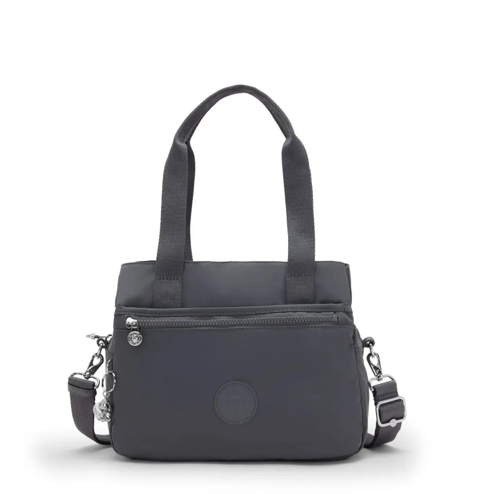 Kipling Elysiana schoudertas Moonlit Slate medium 3-vaks