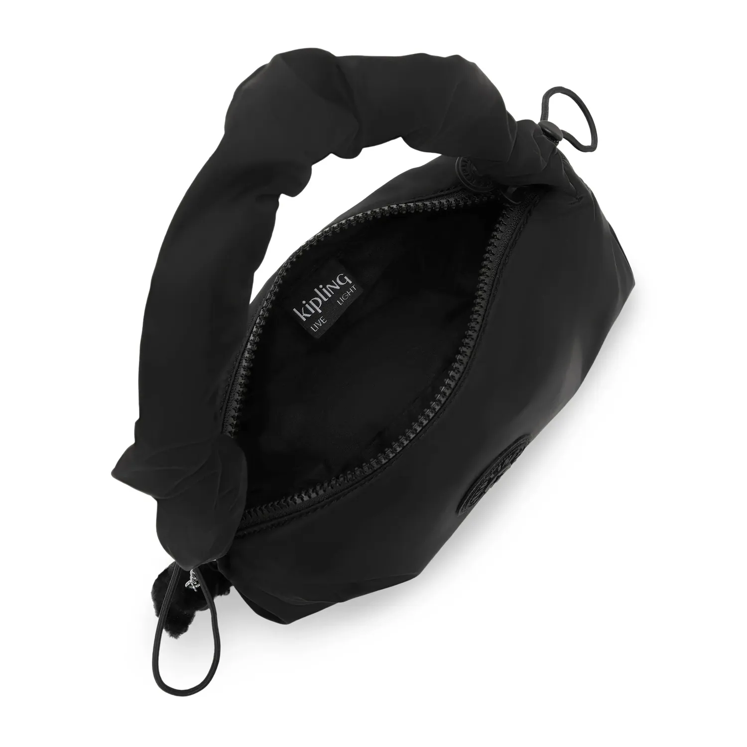 Kipling Eleni kleine schoudertas Simply Black met rits