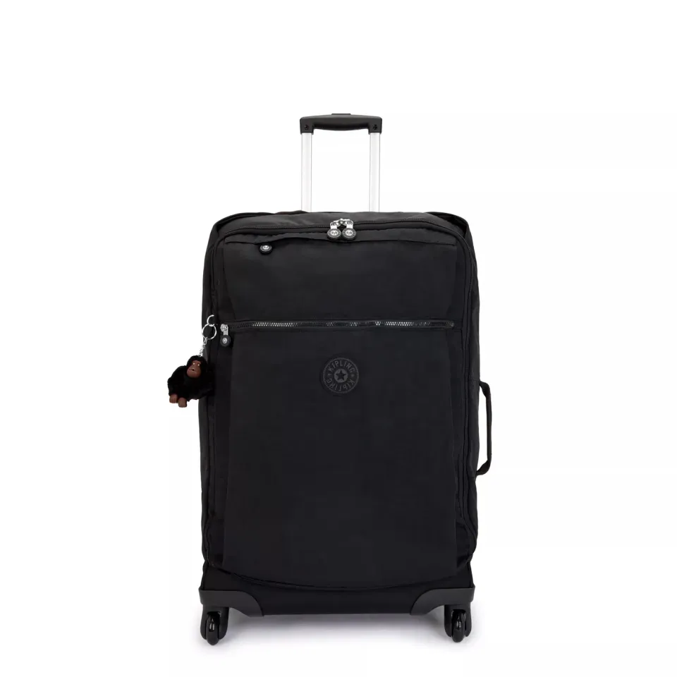 Kipling Darcey M koffer medium Black Tonal 4 wielen