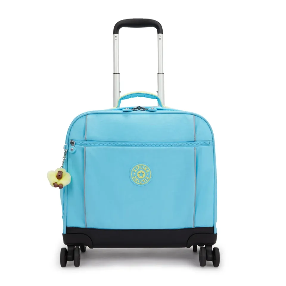 Kipling New Storia trolley Splash Blue Groot 4 wielen
