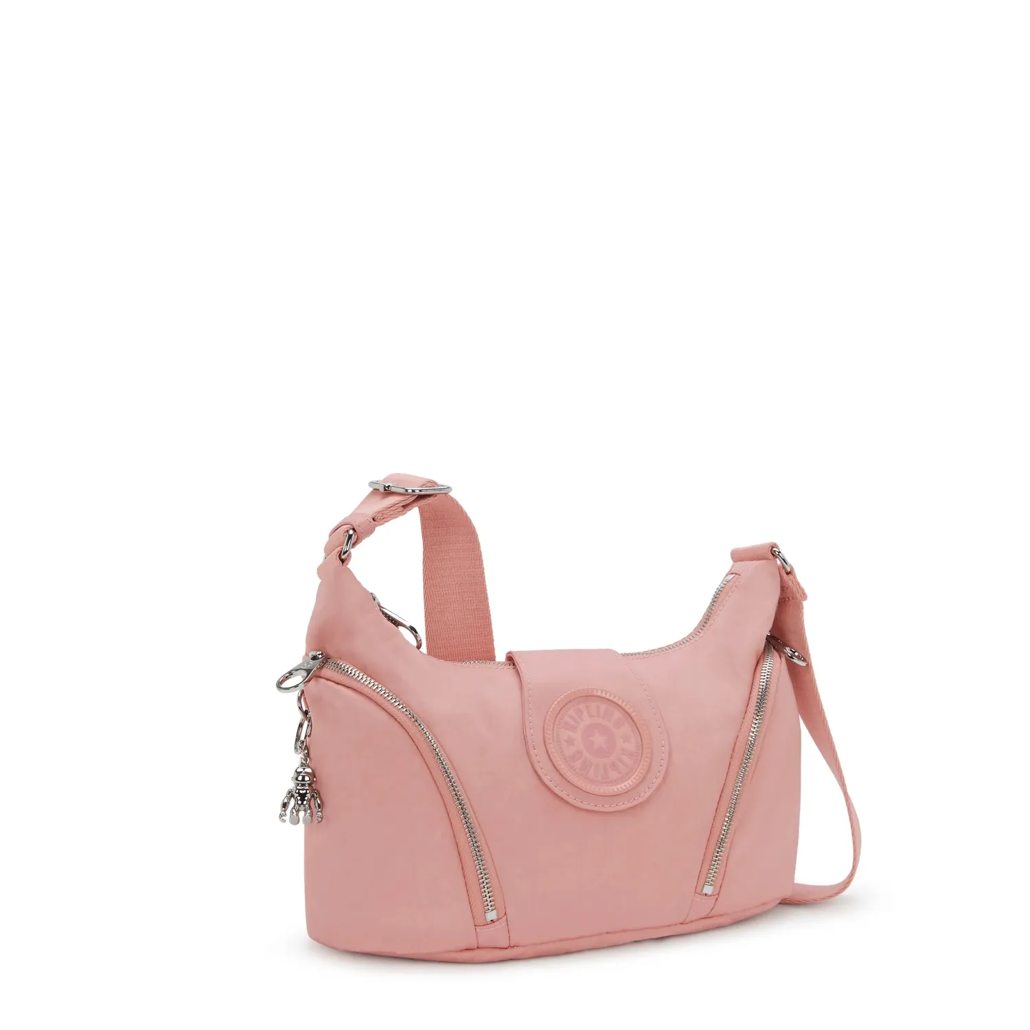 Kipling Sera M crossbodytas Rose Spice medium met ritsvakken
