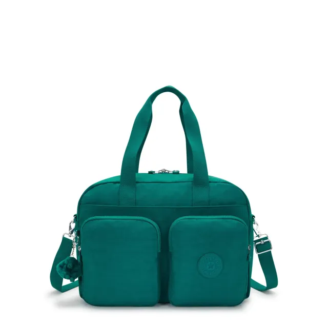 Kipling Defea XL weekendtas Medium Outspoken Green laptopvak