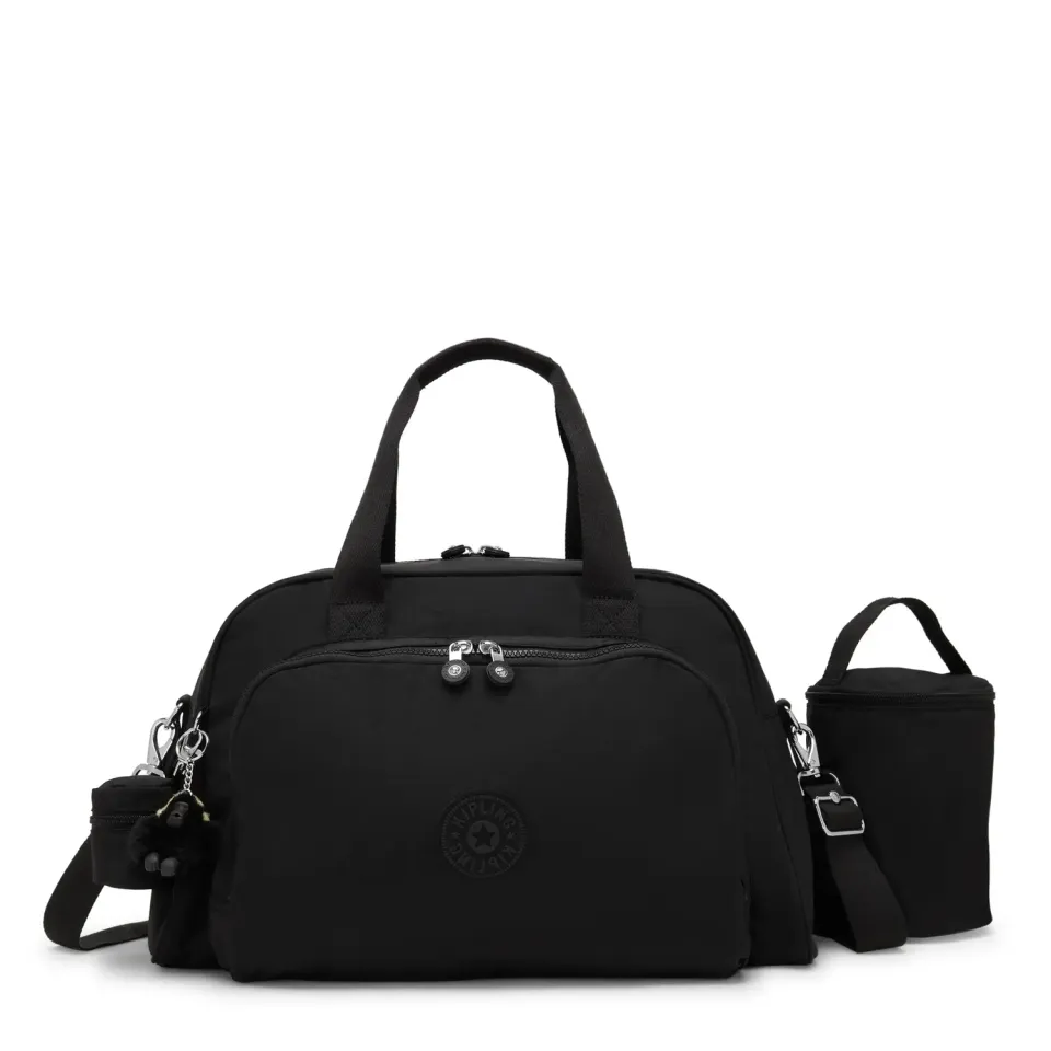 Kipling Camama luiertas Tiny Black Noir groot met mat