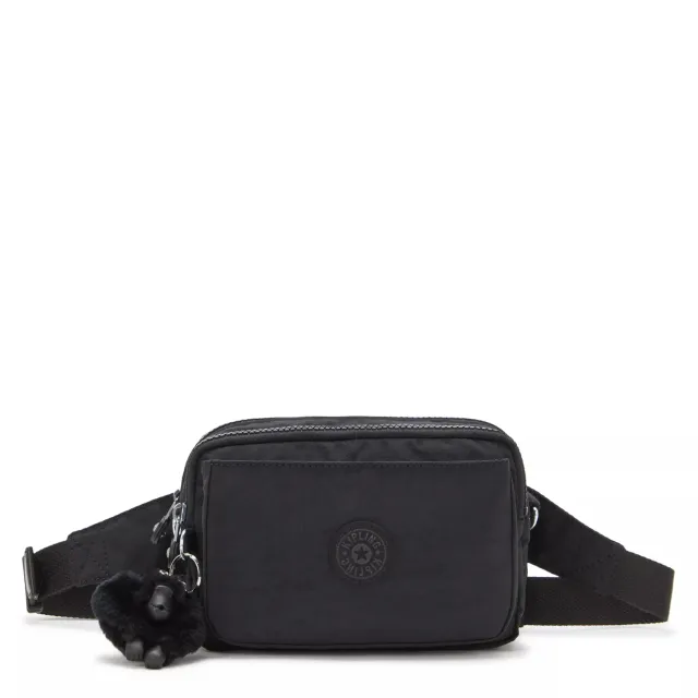 Kipling Abanu Multi crossbody tas Klein Black Noir ritsvakken