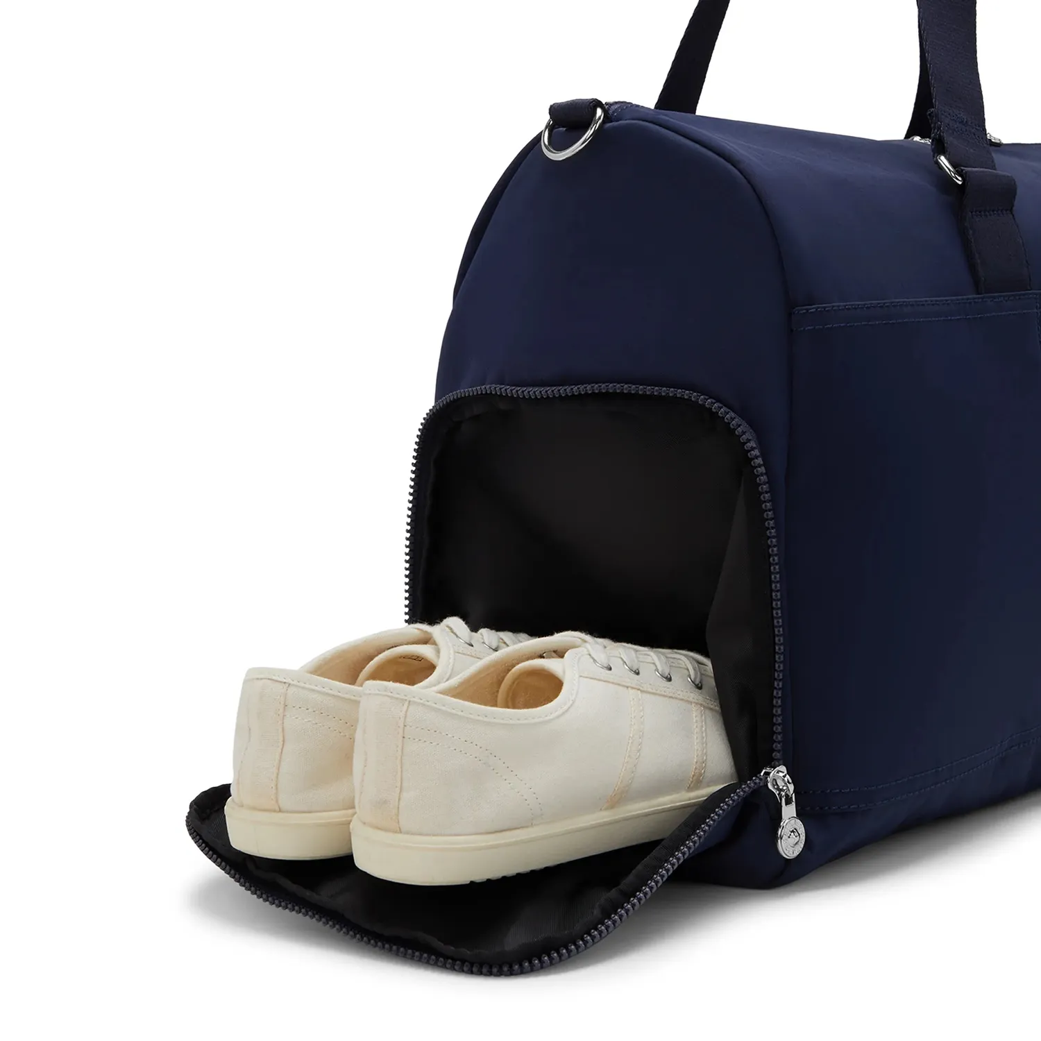 Kipling Dulcie weekendtas Infinite Blue groot schoenenvak