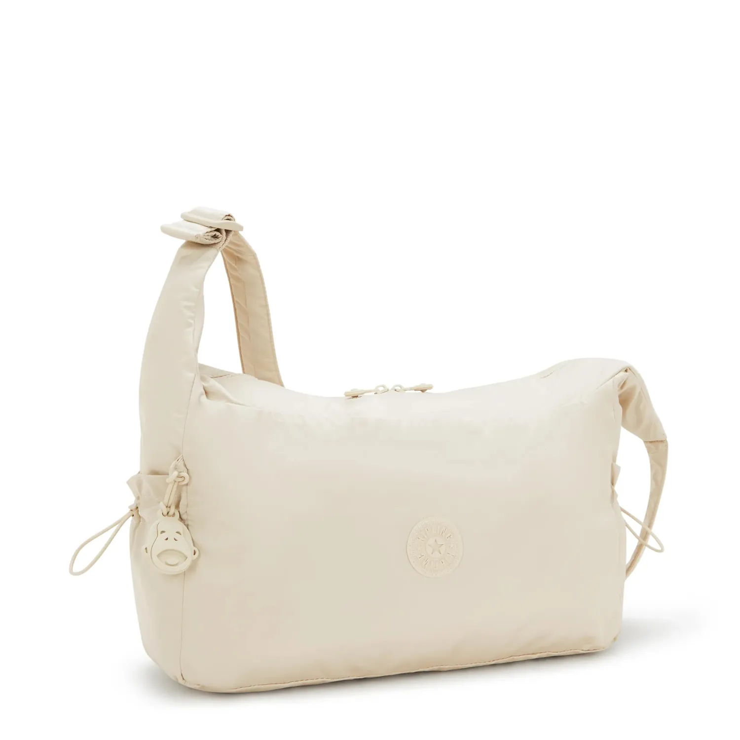 Kipling Gwyn schoudertas groot Simply Beige licht