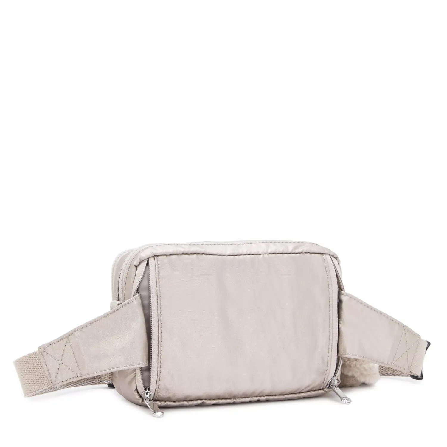 Kipling Abanu Multi crossbody tas Klein Metallic Glow 2 vakken
