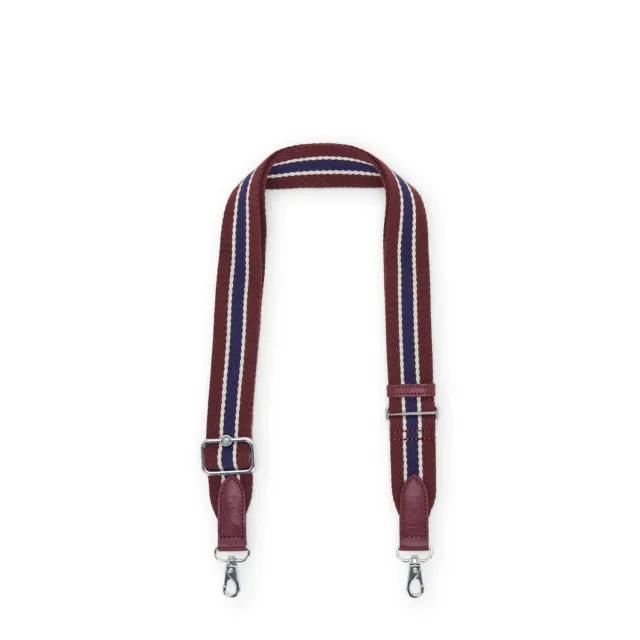 Kipling Shoulderstrap Basic schouderriem Wine Blue Stripe verstelbaar