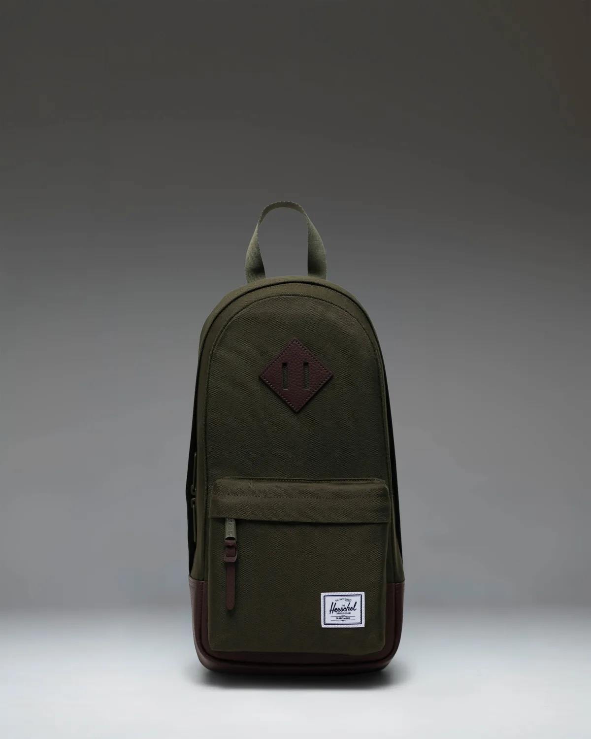 Herschel Heritage Schoudertas Black Tan Crossbody