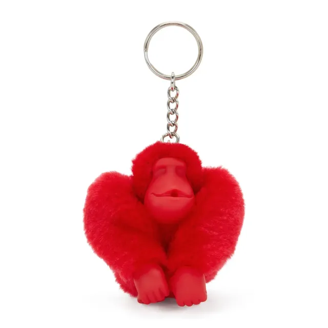 Kipling Monkeyclip M sleutelhanger Red Rouge Medium pluche