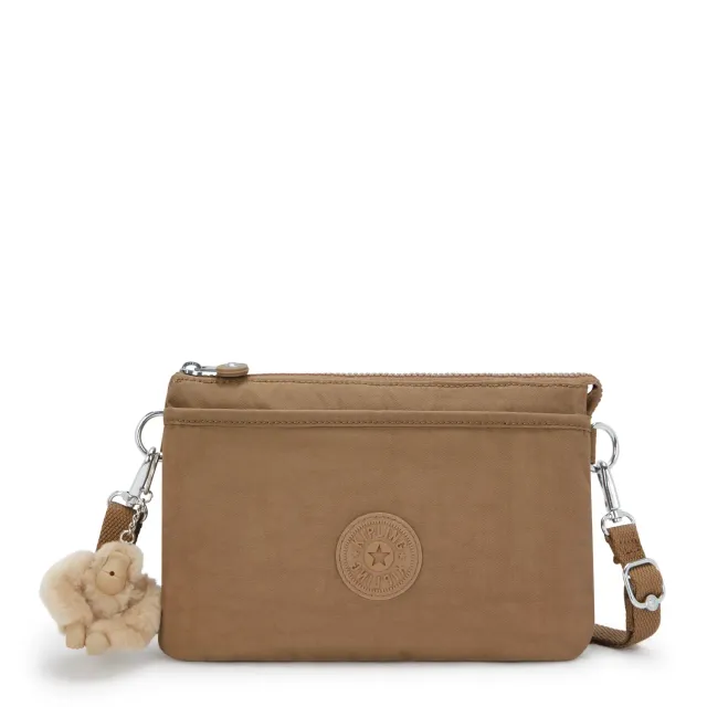 Kipling Riri crossbodytas Klein Early Tan lichtgewicht