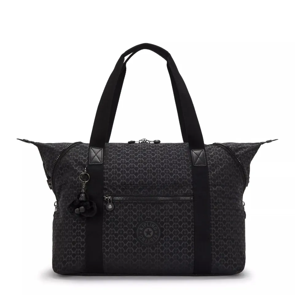 Kipling Art M weekendtas Signature Emb groot print