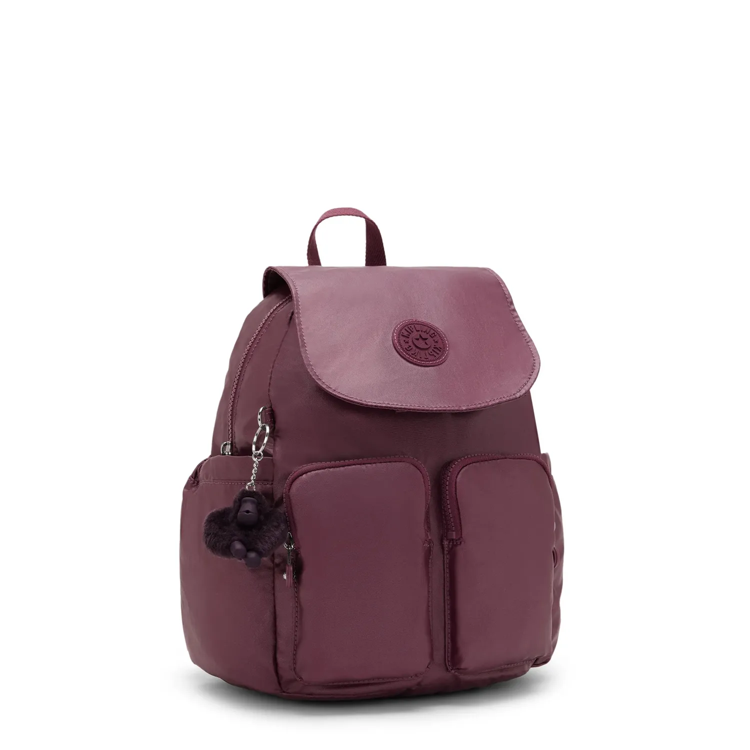 Kipling City Pocket S rugzak klein Grape Wine klep