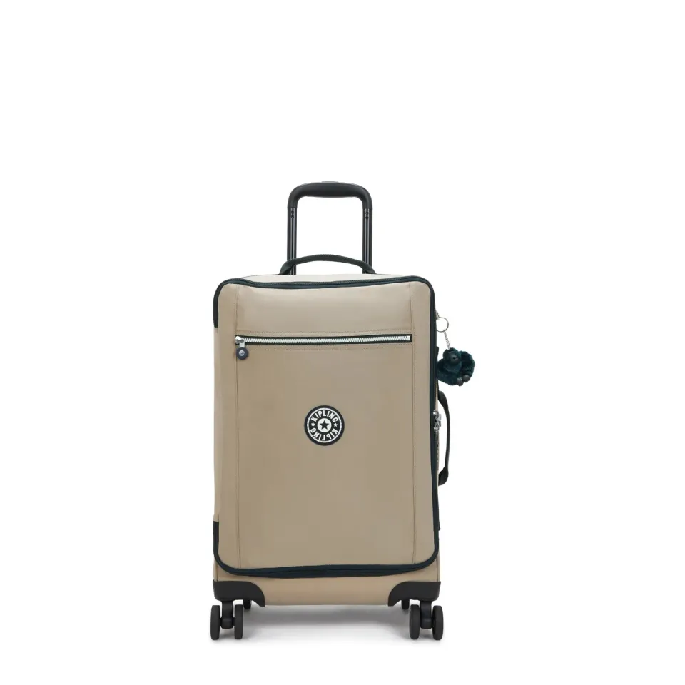 Kipling Jet S handbagagekoffer Klein Soft Taupe Combo TSA-slot