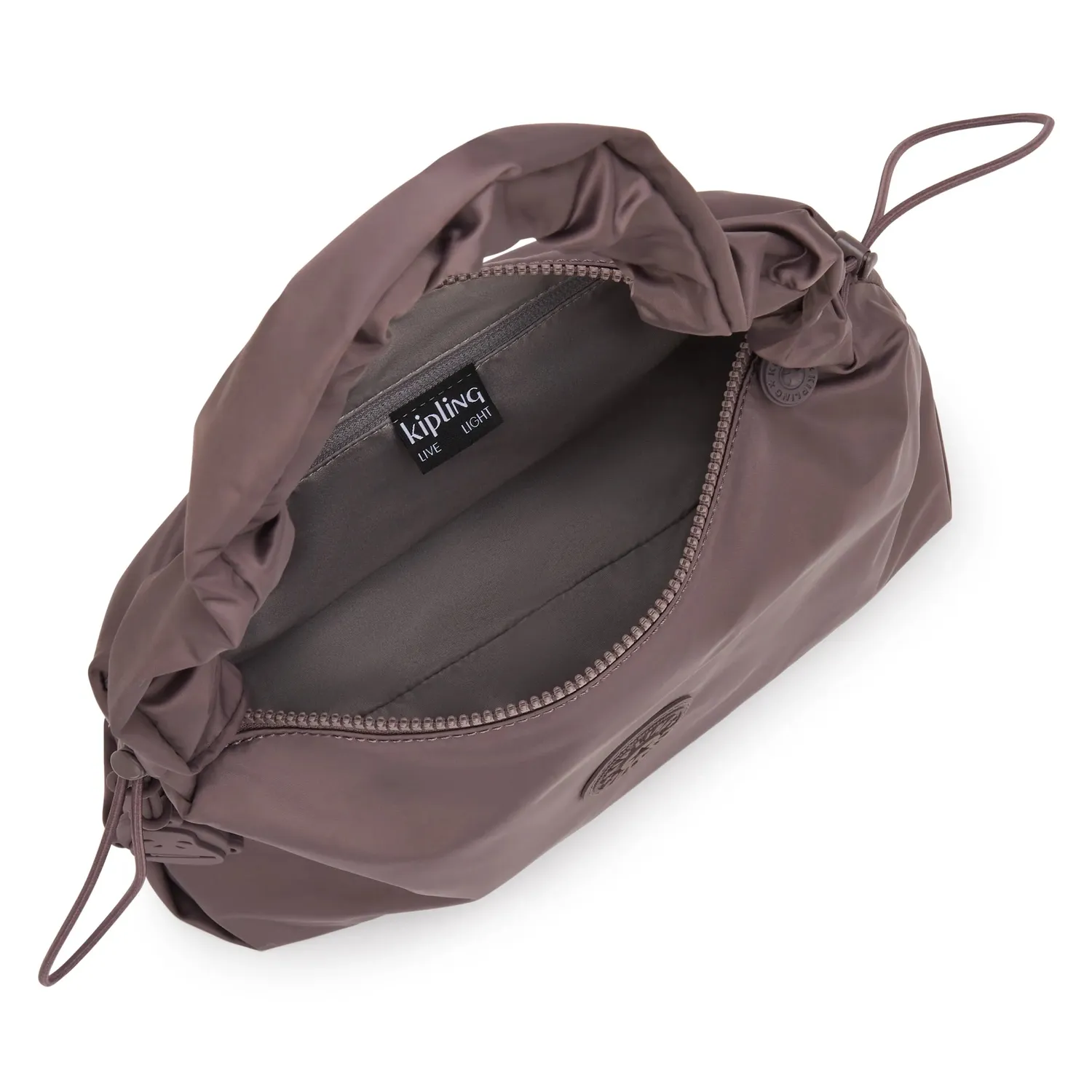 Kipling Eleni M schoudertas Medium Simply Mocha soepel