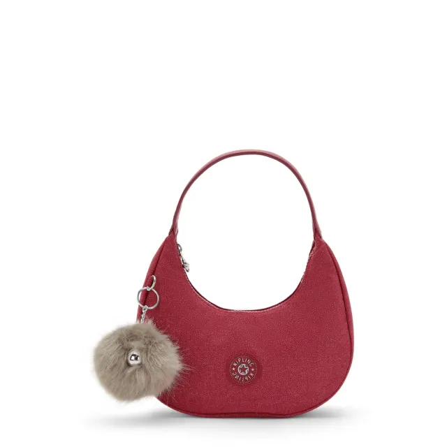 Kipling Abigayle schoudertas Royal Garnet Shimmer klein